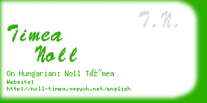 timea noll business card